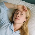 Personalized Waterproof Non-Toxic Heart Shape Temporary Tattoo with Names Set of 15 Mother's Day Birthday for Mom Grandma