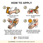 Personalized Waterproof Non-Toxic Heart Shape Temporary Tattoo with Names Set of 15 Mother's Day Birthday for Mom Grandma