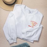 T-shirt Sweatshirt personnalisé avec nom Cadeau de fiançailles et de mariage pour elle.