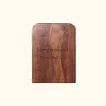 Wooden Bookends Bookworm Gifts