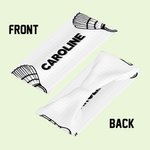 Bandeau de sport personnalisé Badminton Basket Ball Anti-Sueur avec nom Accessoire de sport Cadeau d'anniversaire pour les amis et la famille