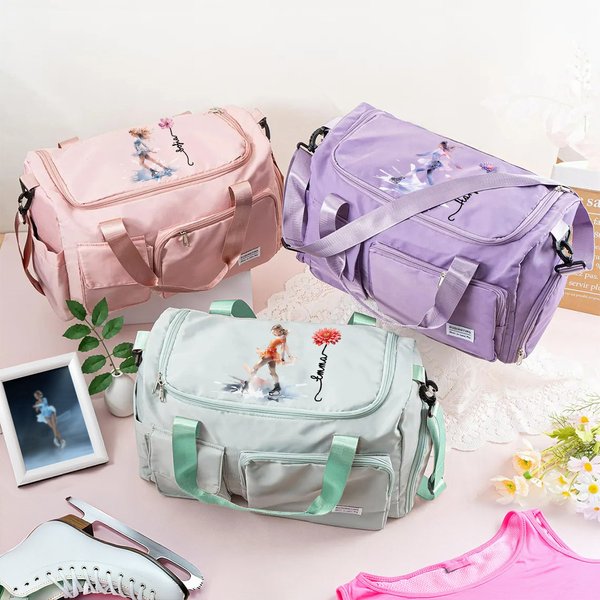 Sac de voyage personnalisé avec bandoulière et accessoires de voyage Cadeau d'anniversaire pour les femmes et les filles