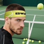 Bandeau de sport personnalisé Badminton Basket Ball Anti-Sueur avec nom Accessoire de sport Cadeau d'anniversaire pour les amis et la famille