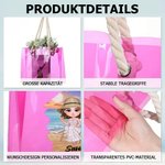 Personalisierte Cartoon Mädchen Neon Laser Tragetasche im Sommer Strandstil mit Namen Sommer Urlaub Geburtstag Geschenk für Damen Mädchen