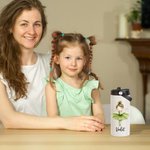 Personalised Cartoon Ballet Girl Name 15 oz Food Grade Stainless Steel Water Bottle with Straw Dance Team Birthday Gift for Ballerina Girl