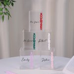 Personalized Multicolor 3D Bookmarks Design Clear Bookmark Pen Holder with Text Desk Decor Birthday Gift for Bookworm Book Lover