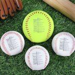 Personalized You Are Chosen Bible Verse Design Baseball Softball with Engraved Name Baptism Birthday Gift for Christians Sport Lovers