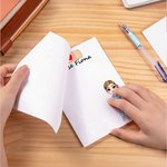 Personalized Love Band-Aid Cartoon Character Notepad with Name Stationery Supplies Nurses Day Birthday Gift for Nurses Doctors