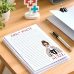Bloc-notes personnalisé Médecin Infirmière Arc-en-ciel 40/80 pages Nom et profession Semaine de l'infirmière Cadeau d'appréciation pour Médecin Infirmière Personnel médical