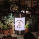 Personalizzato Questo giardino è protetto dal cane cartoon 3D Luce solare impermeabile da giardino con nome e testo Regalo di compleanno commemorativo per gli amanti degli animali domestici