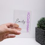 Personalized Multicolor 3D Bookmarks Design Clear Bookmark Pen Holder with Text Desk Decor Birthday Gift for Bookworm Book Lover