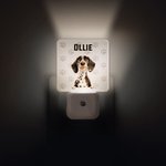 Personalized Cute Paw 1-3 3D Cartoon Dogs Name LED Plug in Night Light with Light Sensor Room Decor Birthday Gift for Dog Dad Dog Mom Pet Lovers