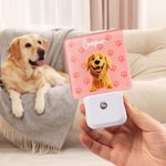 Personalized Cute Paw 1-3 3D Cartoon Dogs Name LED Plug in Night Light with Light Sensor Room Decor Birthday Gift for Dog Dad Dog Mom Pet Lovers