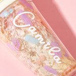 Personalised Ice Cream Biscuit Dome Lid Tumbler with Name and Straw Travel Essential Birthday Back to School Gift for Girls
