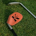 Henkilökohtainen Monogram PU Nahka Golf Club Head Cover koukku ja silmukka Golf Työkalut Syntymäpäivä Vuosipäivä Eläkkeelle siirtyminen lahja Golf Playerille