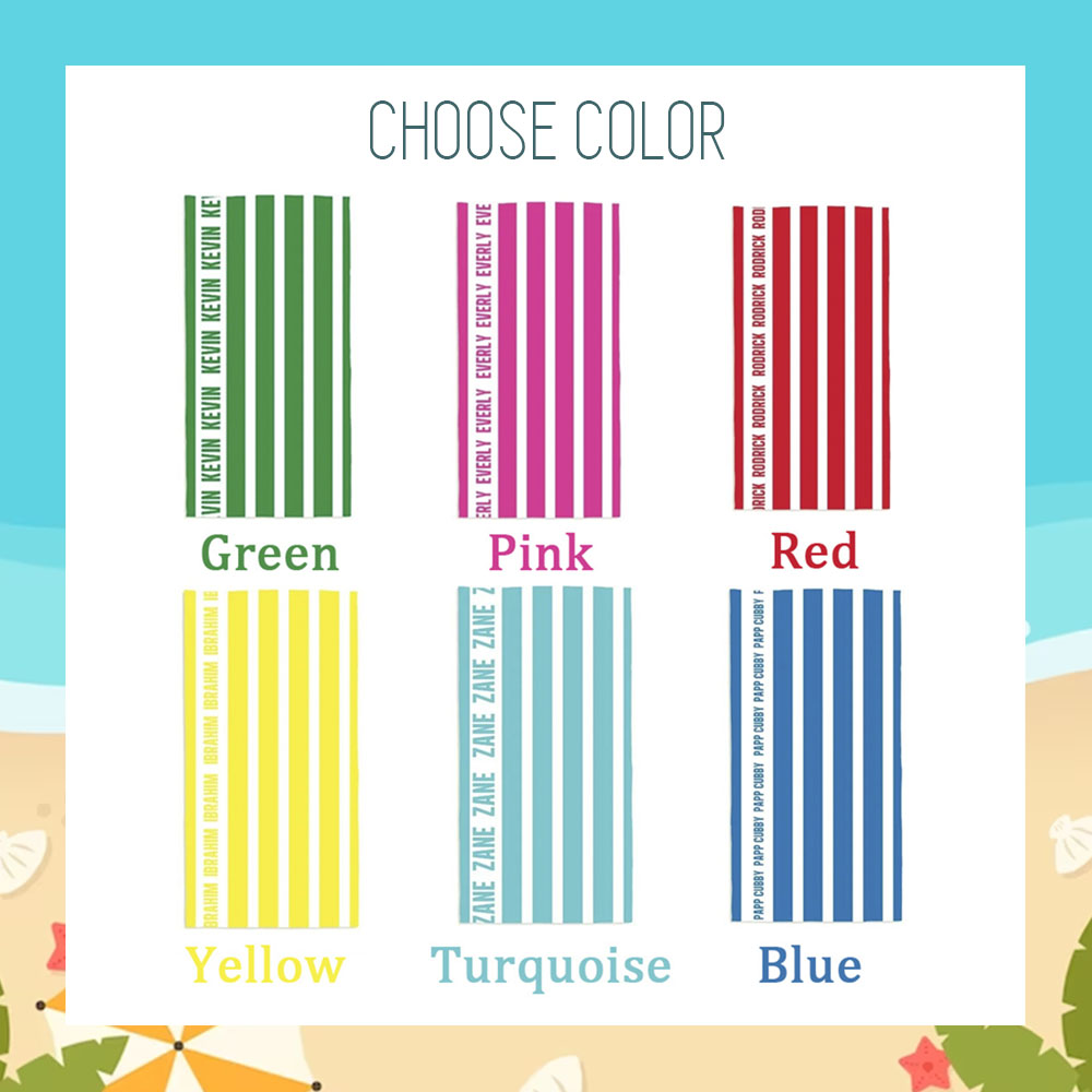 Stripe Summer Microfibre Towel main image 0