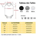 Vêtements Assortis Papa Bébé T-Shirt de Famille Personnalisé avec Nom Cadeau de fête des pères pour bébé et hommes