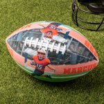 Personalized Photo PU Leather Football with Name and Number Competition Training Memorabilia Birthday Gift for Sports Fan Players