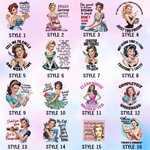 Set de Brochas de Maquillaje Personalizadas de Dibujos Animados Retro para Niña con Nombre y Espejo LED Esenciales de Viaje Regalo de Cumpleaños para Ella