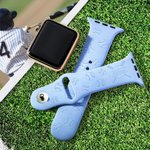 Bracelet de montre de baseball en silicone multicolore pour Apple avec nom gravé au laser Cadeau d'anniversaire de Thanksgiving pour les amoureux du baseball Coéquipier Entraîneur