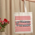 Sac réutilisable à message caché personnalisé avec texte amusant Cadeau d'anniversaire et de retraite pour un ami ou une famille