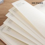 Personalized Line Cross PU Leather Notebook with Name and 200 Pages Recording Accessories Birthday Religious Baptism Gift for Christians