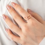 Gepersonaliseerde Hondenras Oren Ring met Gegraveerde Naam Sieraden Gift voor Dog Mom Pet Lover