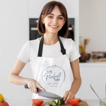 Personalisierte The Perfect Mix Schürze mit Namen und Text Küche Zubehör Geburtstag Jahrestag Geschenk für Paare