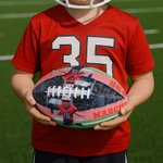 Personalized Photo PU Leather Football with Name and Number Competition Training Memorabilia Birthday Gift for Sports Fan Players