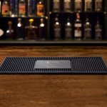 Personalized Funny Prescription Whisky Non-slip Rubber Bar Mat Drink Coaster with Engraved Name Home Bar Decor Birthday Gift for Grandpa Dad