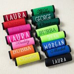 Personalized Luggage Handle Wrap Tag Travel Accessories for Airplanes with Print or Embroidery Name