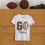 Personalised Football Element Go T-shirt Sweatshirt with Team Name and Number Motivational Game Day Birthday Gift for Family Friends Players