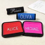 Personalized Luggage Handle Wrap Tag Travel Accessories for Airplanes with Print or Embroidery Name