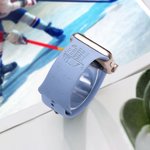 Personalizzato Hockey su ghiaccio Silicone Multicolor Watch Band per Apple con nome Compleanno Regalo di ringraziamento per gli amanti dell'hockey su ghiaccio Allenatore compagno di squadra