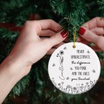 Henkilökohtainen Syntymä Kukka Keraaminen Koriste nimellä Puu Koriste Joulu Syntymäpäivä Lahja Leader Työtoveri Ystävät