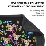 Gepersonaliseerd Gezichtsfoto Fluorescerend Ontwerp 2 Stuks Gordel Schouderkussen met Haak en Lus Verjaardagscadeau voor Familie Vrienden Huisdierbezitters