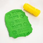 Personalized 3D-Printed Cartoon Pattern Multicolour Play-Dough Roller with Name Arts and Crafts Toys Birthday Gift for Preschool Kids