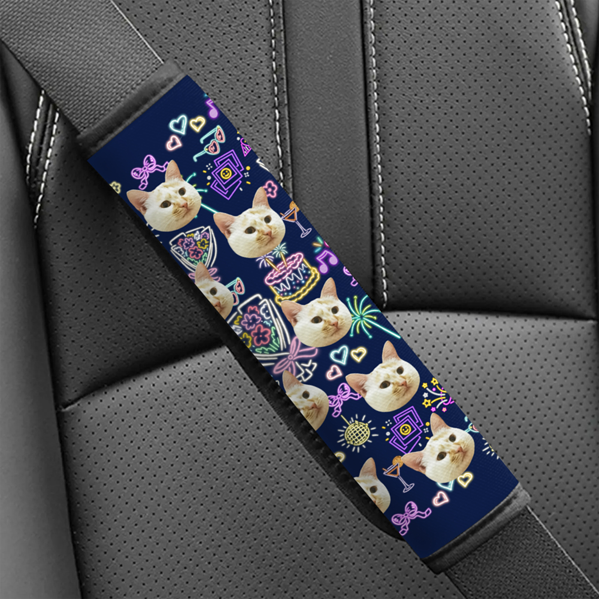 Ceinture de sécurité avec crochet et boucle Cadeau d'anniversaire pour la famille, les amis et les propriétaires d'animaux.