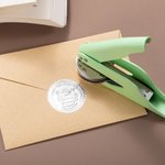 Personalized From The Library of Book Coquette Bow Book Embosser Stamp with Title and Name Graduation Birthday Gift for Librarian Book Lover