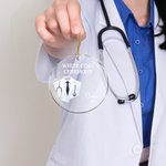 Personalised White Coat Acrylic Hanging Ornament with Name Text Year Tree Decor Appreciation Christmas Gift for Doctor