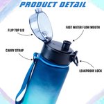 Gepersonaliseerde Leuke Cartoon Karakter Geboorte Bloem Bal Naam Sport Waterfles met Rietje en Morsbestendig Deksel Verjaardag Terug naar School Gift voor Familie