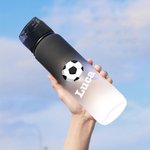 Gepersonaliseerde Leuke Cartoon Karakter Geboorte Bloem Bal Naam Sport Waterfles met Rietje en Morsbestendig Deksel Verjaardag Terug naar School Gift voor Familie