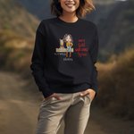 Personalisierte Cartoon Pferd Cowgirl Multicolor Sweatshirt Hoodie mit Namen Geburtstag Geschenk für Familie Freunde Pferdeliebhaber