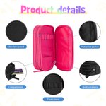 Personalised Fantasy Unicorn Design Double-layer Oxford Pencil Case with Name and Zipper School Supply Birthday Back to School Gift for Students