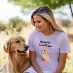 Personalized Cartoon Dog My Dog Ate My Lesson Plan Soft T-shirt with 1-3 Names Teacher's Day Birthday Gift for Teachers Dog Lovers