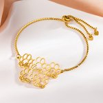 Henkilökohtainen 1-6 ontto koira tassunjäljet säädettävä rannekoru nimet syntymäpäivä vuosipäivä lahja lemmikkieläinten ystäville