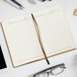 Personalized Bold Text Journal Notebook with Name and Text Appreciation Teacher’s Day Gift for Teachers