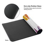 Personalized Colorful Crayon Non-slip Mouse Pad Desk Mat with Name Back to School Teacher's Day Gift for Teacher