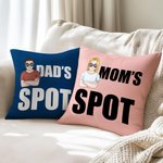 Henkilökohtainen Cool aurinkolasit sarjakuvahahmo merkki heittää tyynyn kansi nimi Home Decor syntymäpäivä Housewarming lahja perheelle