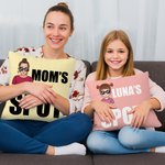 Henkilökohtainen Cool aurinkolasit sarjakuvahahmo merkki heittää tyynyn kansi nimi Home Decor syntymäpäivä Housewarming lahja perheelle